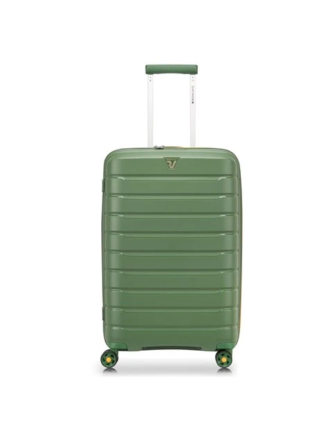 TROLLEY MEDIO 4R BUTTERFLY NEON UNISEX VERDE MILITARE