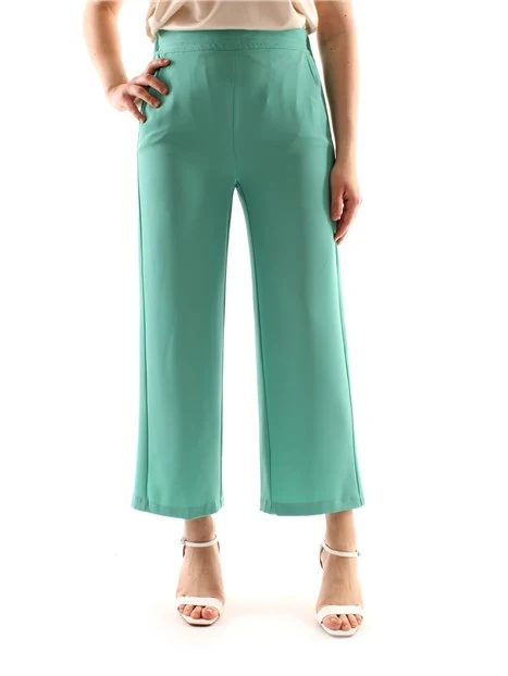 PANTALONI CROPPED DONNA TURCHESE