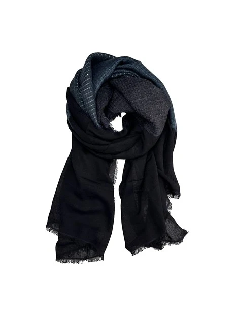 STOLA CON MICRO PAILLETTES DONNA BLU