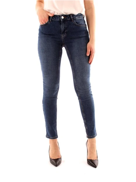 JEANS SKINNY DONNA BLU