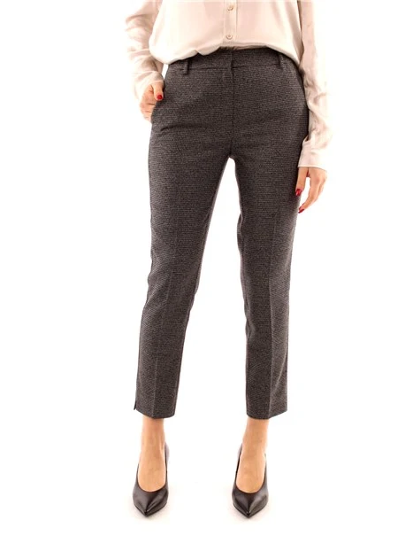 PANTALONI CROPPED IN MISTO VISCOSA DONNA GRIGIO