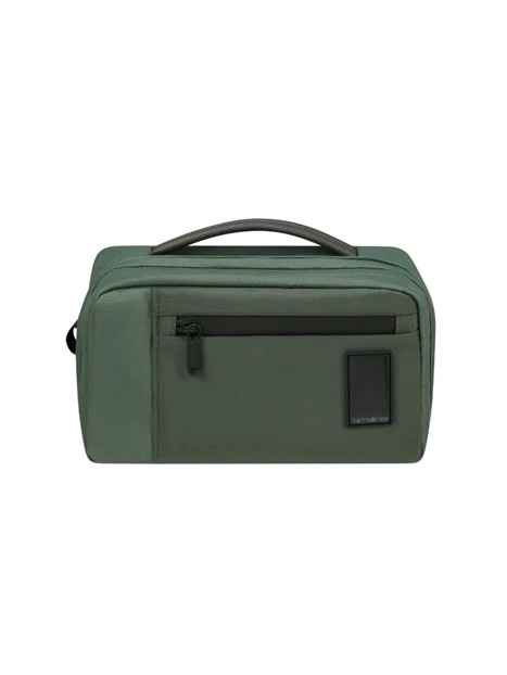 BEAUTY CASE CON ZIP UNISEX VERDE