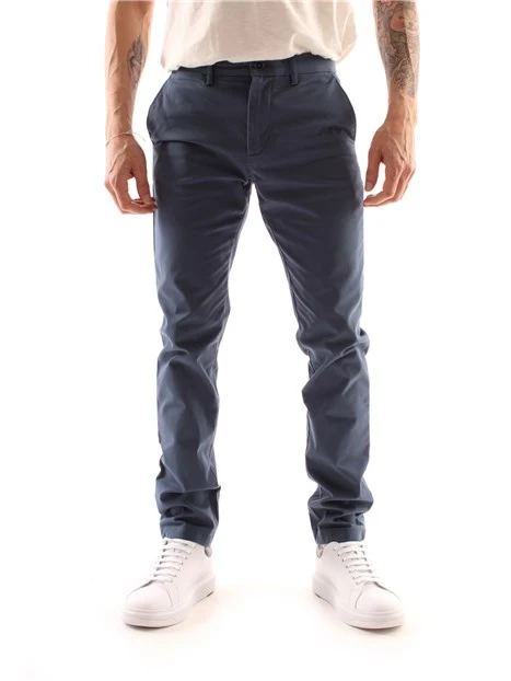 PANTALONI CHINO SLIM FIT UOMO BLU