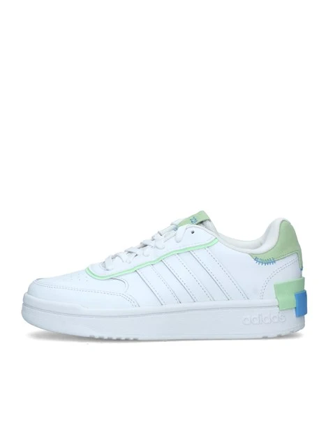 SNEAKERS BASSE POSTMOVE SE CON RICAMI DONNA BIANCO VERDE