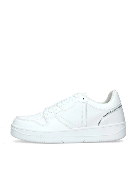 SNEAKERS PLATFORM ANCONA CON LOGO AL TALLONE UOMO BIANCO