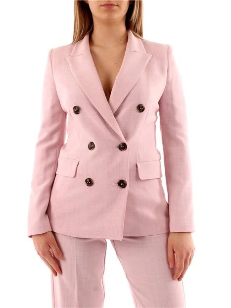 GIACCA BLAZER DOPPIOPETTO DONNA ROSA