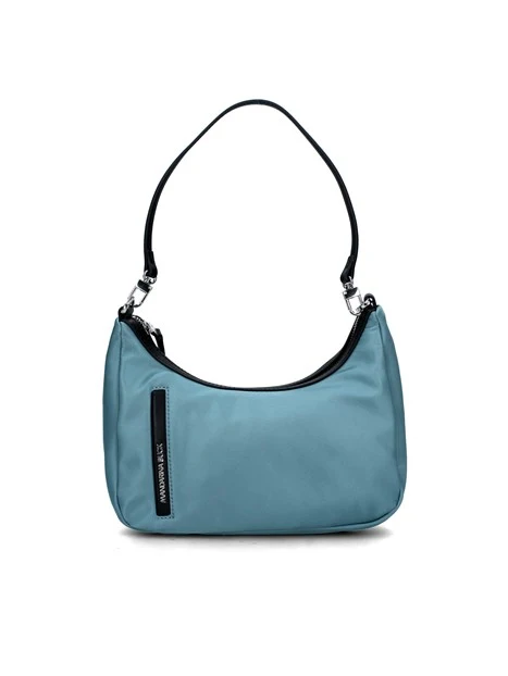 BORSA A SPALLA HUNTER A MEZZALUNA DONNA CELESTE BLU