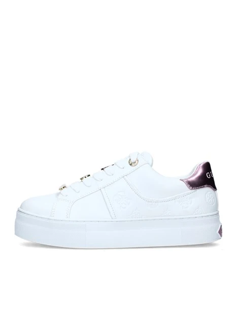 SNEAKERS PLATFORM GIELLA CON SPILLE PEONY LOGO 4G DONNA BIANCO ROSA