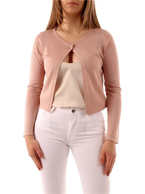 CARDIGAN IN VISCOSA DONNA ROSA