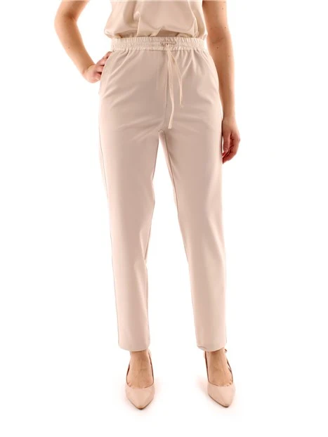 PANTALONI JOGGERS MONOCHROME DONNA BEIGE