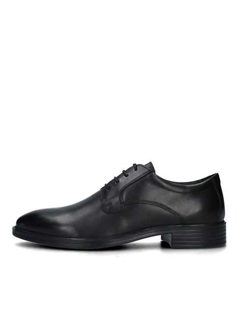 STRINGATE DERBY GLADWIN IN PELLE UOMO NERO