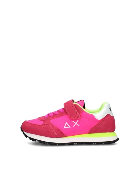 SNEAKERS BASSE ALLY SOLID CON DOPPIA CHIUSURA BAMBINA FUCSIA