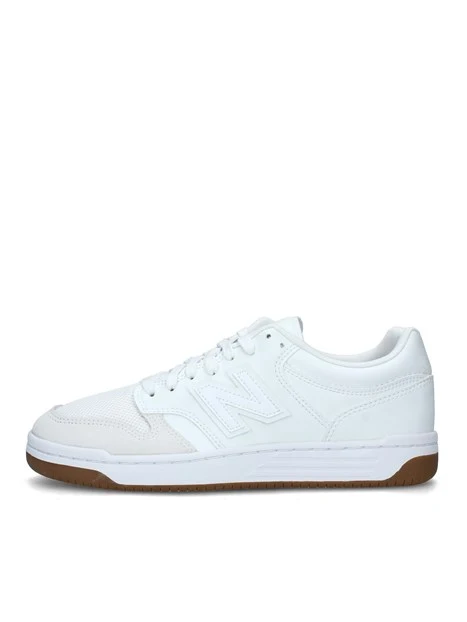 SNEAKERS BASSE 480 UNISEX ADULTO BIANCO BEIGE