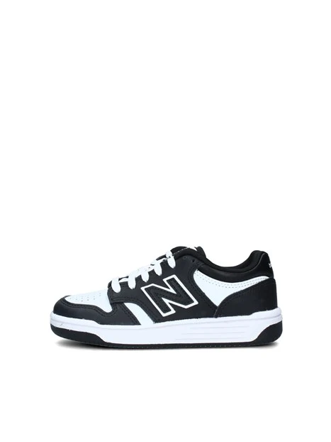 SNEAKERS BASSE 480 BICOLORE BIANCO NERO