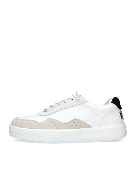 SNEAKERS BASSE HUDSON UOMO BIANCO GRIGIO