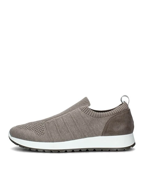 SNEAKERS SLIP ON A MAGLIA UOMO BEIGE