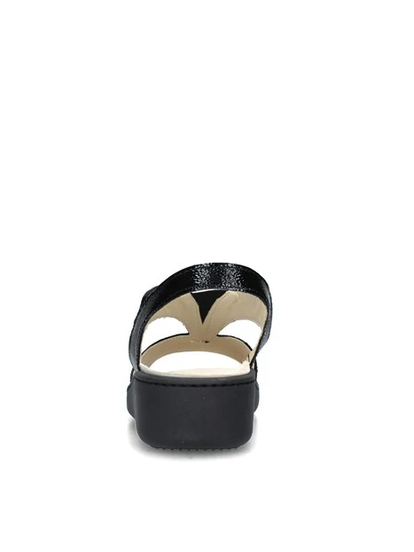 Sandali Enval Soft donna confort con zeppa 7282200 pelle e elastico