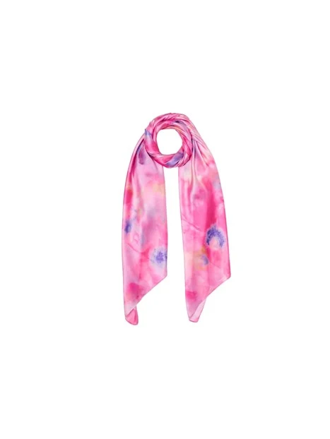 STOLA CON STAMPA FLOREALE ALL OVER DONNA ROSA