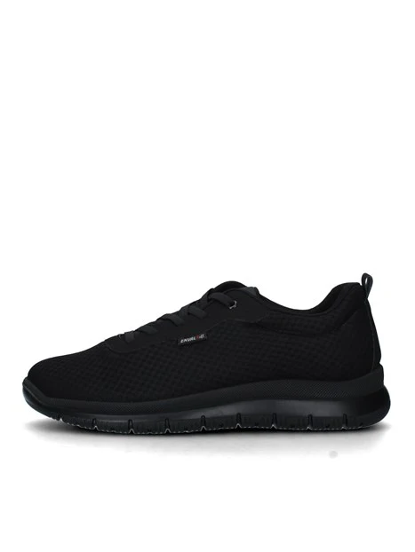 SNEAKERS PLATFORM IN RETE CON SOLETTA ESTRAIBILE IN PELLE UOMO NERO