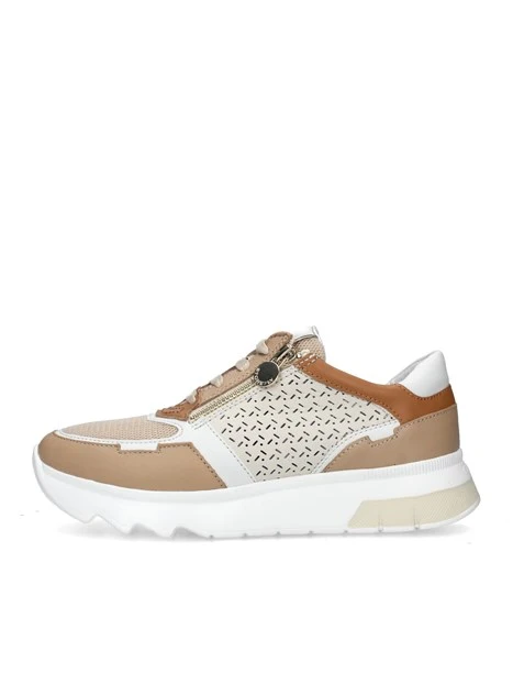 SNEAKERS PLATFORM SPOCK 40 DONNA BIANCO CUOIO