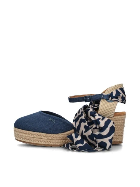 ESPADRILLAS CORONA CVS CON BANDA COLORATA DONNA BLU NAVY