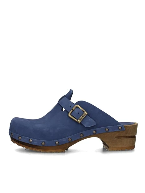 SABOT KRISTEL CON BORCHIE E FIBBIA LOGATA DONNA BLU