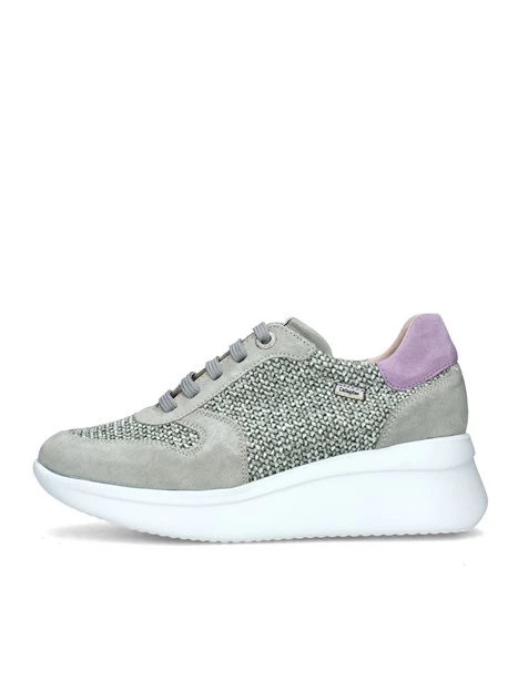 SNEAKERS PLATFORM HANNA CON TRAMA A INTRECCIO DONNA VERDE OLIVA