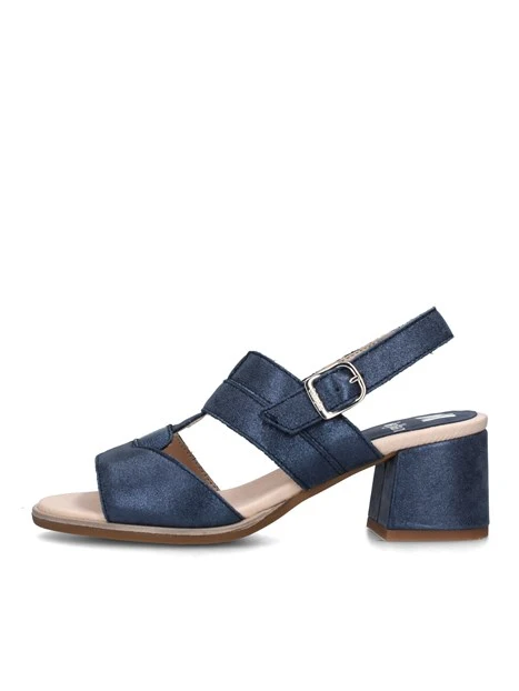 SANDALI TACCO ALTO IN PELLE KIBOW DONNA BLU