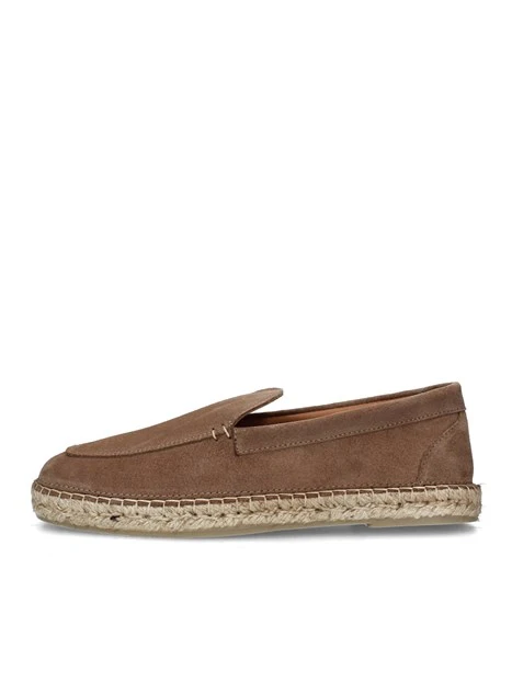 ESPADRILLAS CON IMPUNTURE UOMO BEIGE