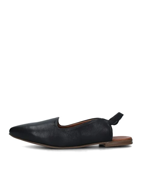 SLINGBACK A PUNTA DONNA NERO