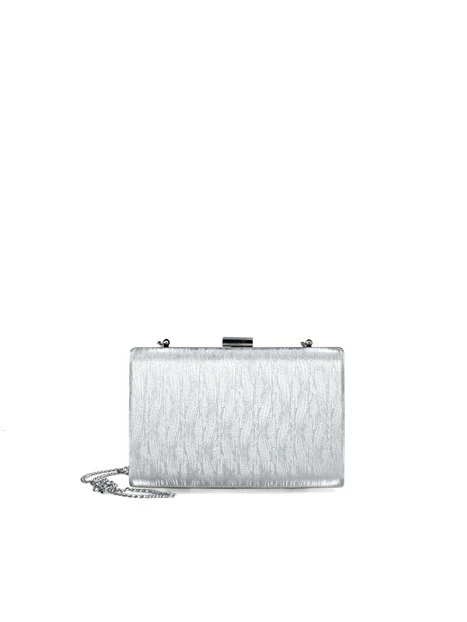 POCHETTE CON DOPPIA TRAMA DONNA ARGENTO