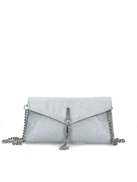 POCHETTE CON NAPPA IN CATENA DONNA ARGENTO