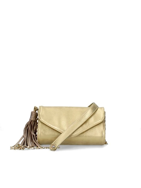 POCHETTE CON NAPPA DONNA ORO