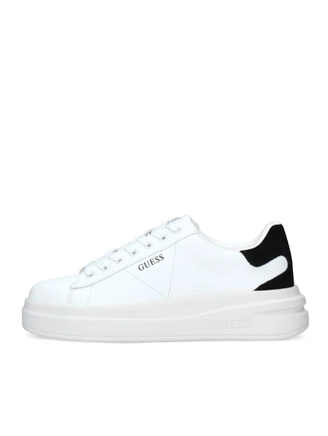 SNEAKERS PLATFORM ELBINA CON TALLONE NERO DONNA BIANCO