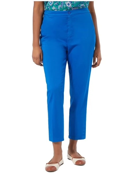 PANTALONI CROPPED IN RASO DONNA BLUETTE