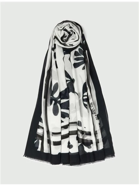 STOLA FOULARD BRACCO DONNA BIANCO