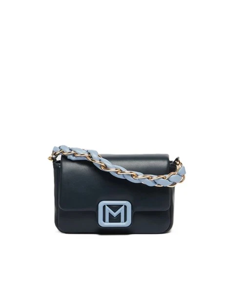 BORSA A SPALLA LONTRA DONNA BLU