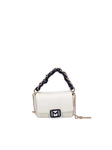 BORSA A SPALLA LONTRA DONNA BIANCO