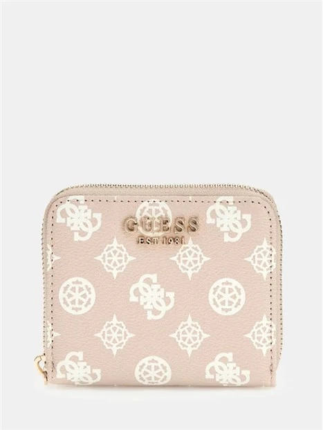 PORTAFOGLIO LOGO LAUREPN SLG SMALL ZIP AROUND DONNA BEIGE