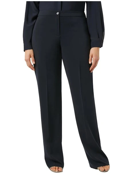 PANTALONI A SIGARETTA IN CADY FLUIDO DONNA LILLA