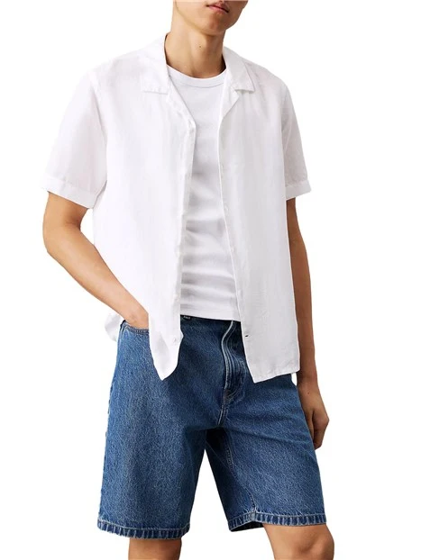 CAMICIA MANICA CORTA UOMO BIANCO