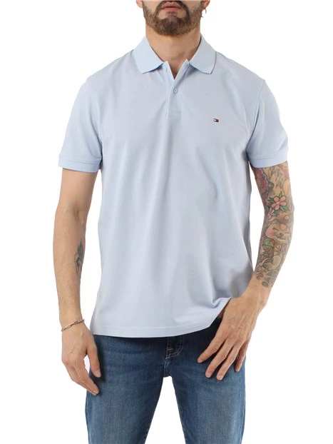 POLO MANICA CORTA PIQUET UOMO CELESTE
