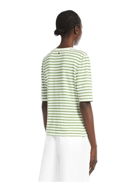 Maglietta Donna Oversize Con Scollo A V - Cotone E Poliestere, Comoda E Casual - Foto 8