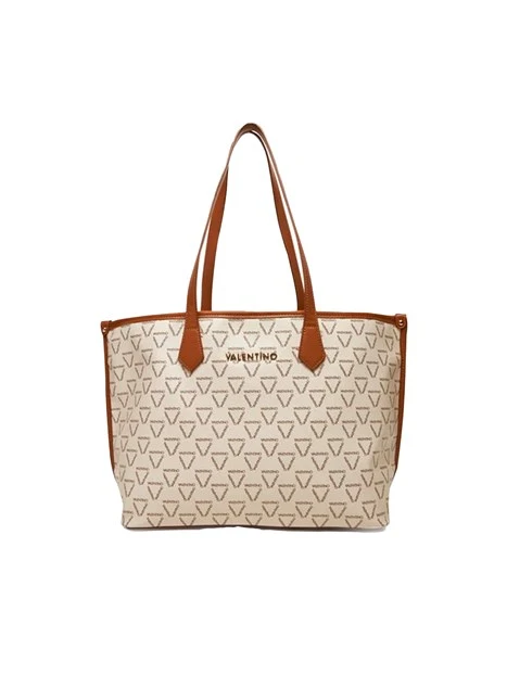 BORSA A SPALLA LADY RE VBS8GT02 DONNA BIANCO CUOIO