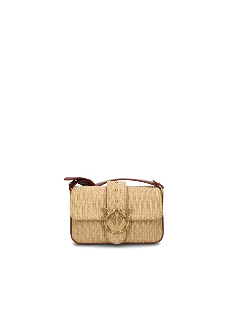 BORSA A SPALLA 104340A2CF DONNA BEIGE