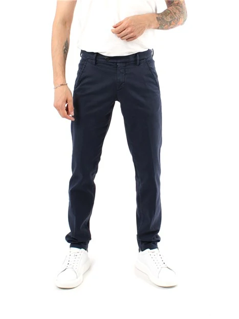 PANTALONE SLIM NEW ROLF UOMO BLU NAVY