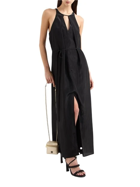 VESTITO LUNGO DONNA NERO