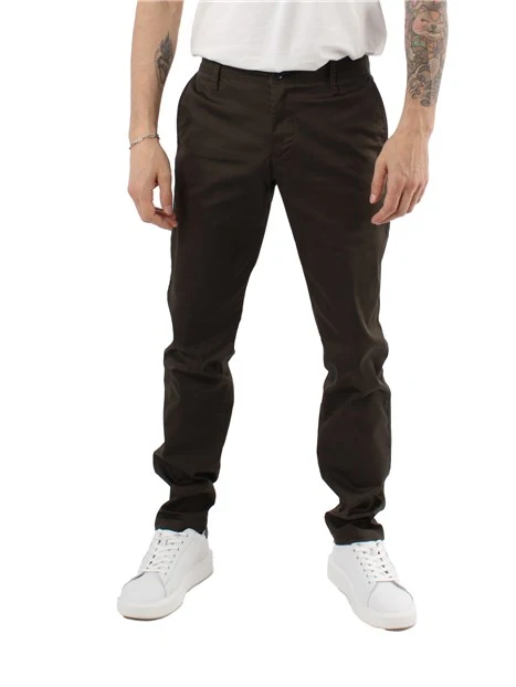 PANTALONI CHINO VERDE SCURO