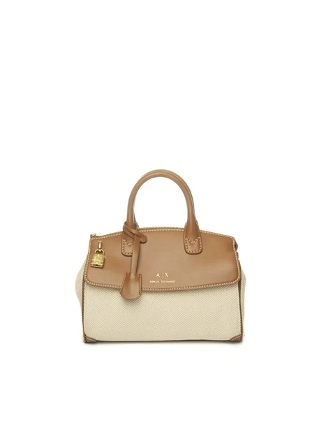 BORSA A MANO XW000307AF12581 DONNA BEIGE CUOIO