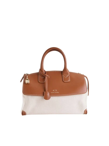 BORSA A MANO XW000382AF12581 DONNA BEIGE CUOIO
